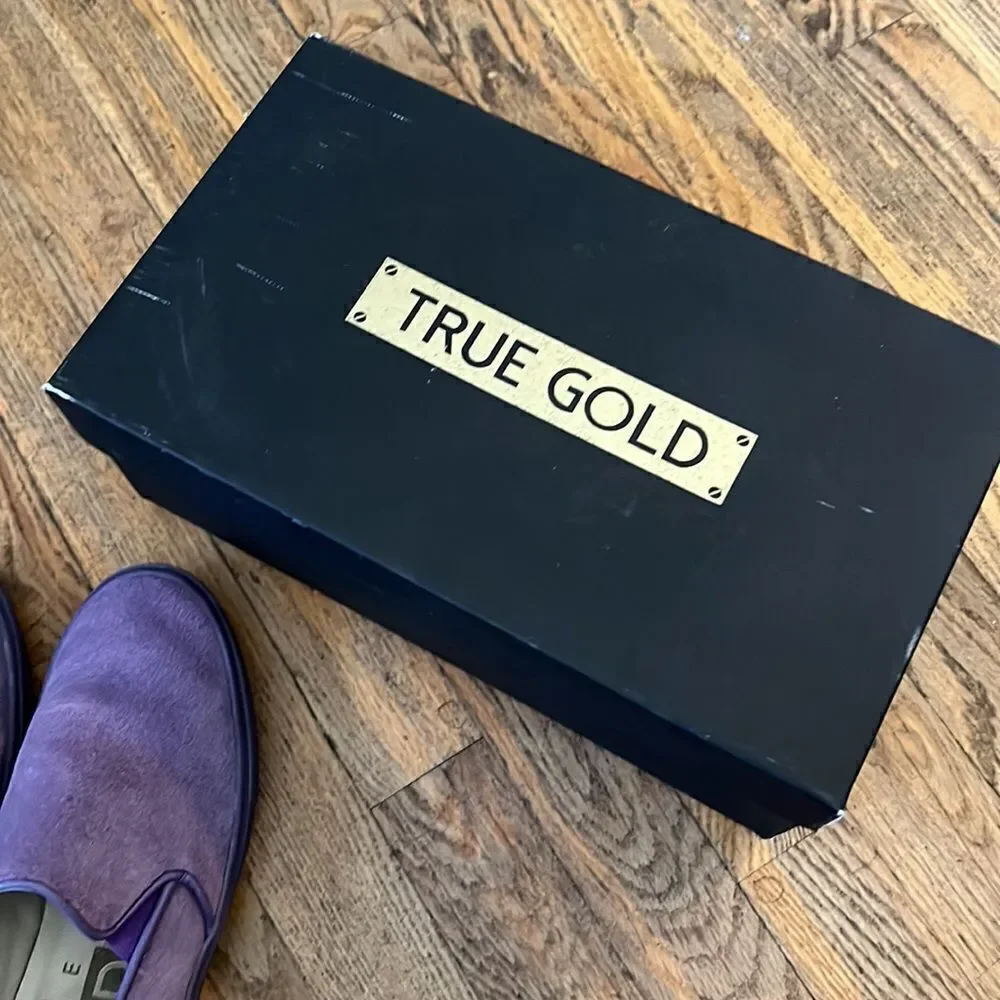 True Gold Slip On Sneakers